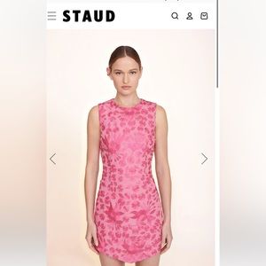 STAUD Morgan Dress Blossom Garden Party NWT